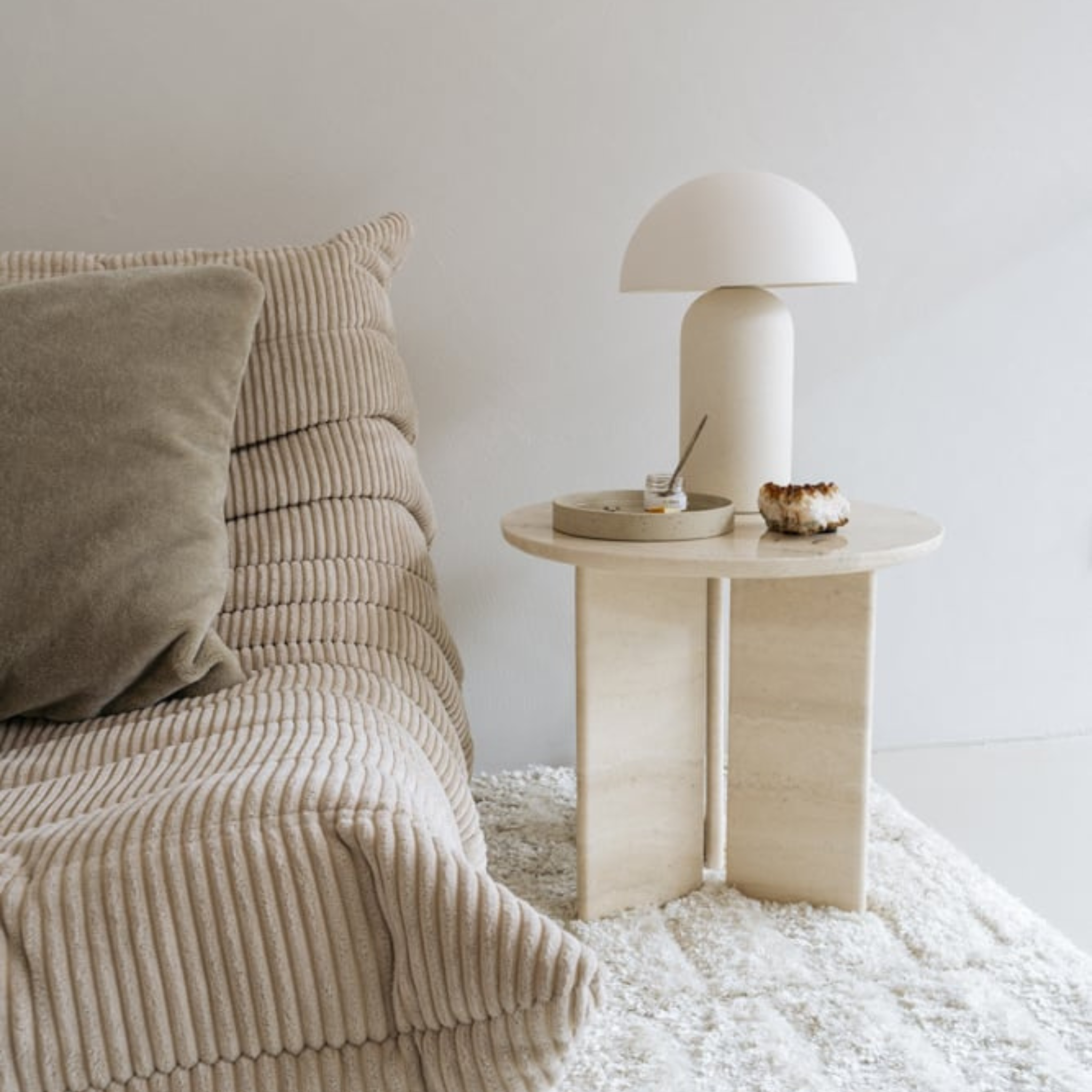 Travertin Beistelltisch Jade